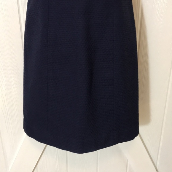 NWT Lilly Pulitzer Largo True Navy Embroidered Shify Dress - Picture 3 of 13